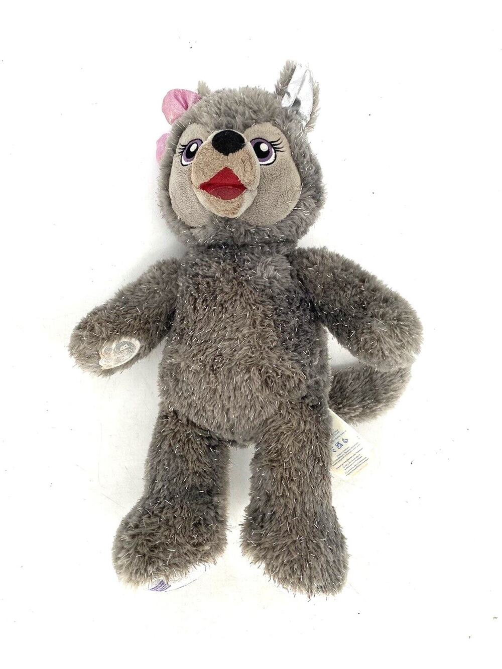 Build A Bear Violet Wolf 25th Anniversary Plush Gray Silver BAB Stuffed Animal